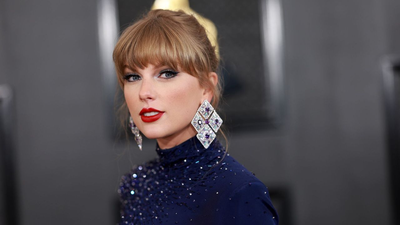 Taylor Swift attends the 65th Grammy Awards