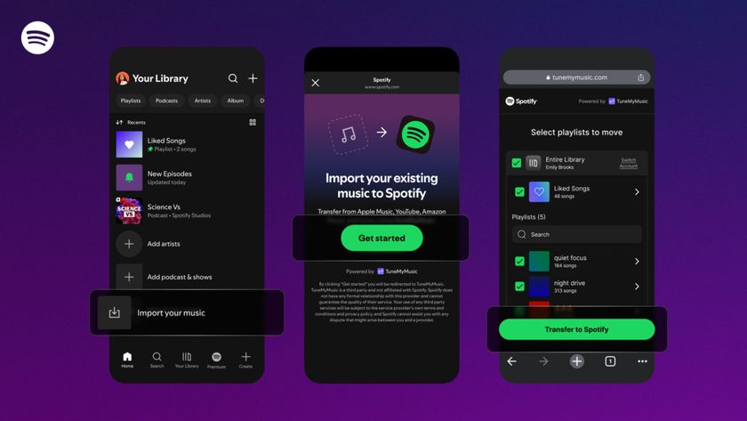 Spotify&#039;s TuneMyMusic integration for playlist transfers.