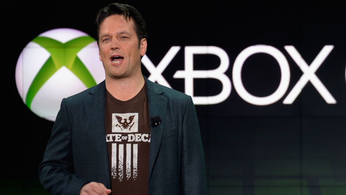 LOS ANGELES, CA - JUNE 10: Phil Spencer, vice president of Microsoft Game Studios at Microsoft Corp. speaks during Microsoft Xbox news conference at the Electronic Entertainment Expo at the Galen Center on June 10, 2013 in Los Angeles, California. Thousands are expected to attend the annual three-day convention to see the latest games and announcements from the gaming industry. (Photo by Kevork Djansezian/Getty Images)