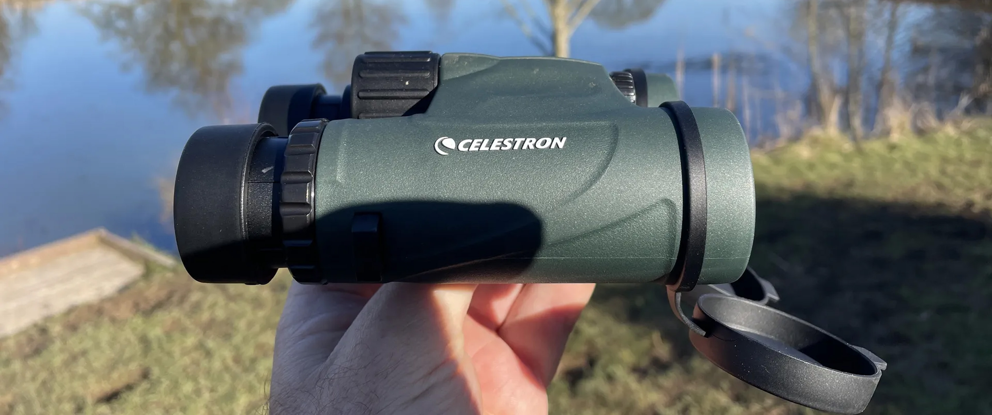 celestron nature 8x42 in the hand