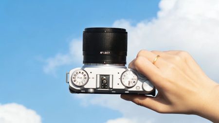 The TTArtisan AF 17mm f/1.8 Air mounted on a camera