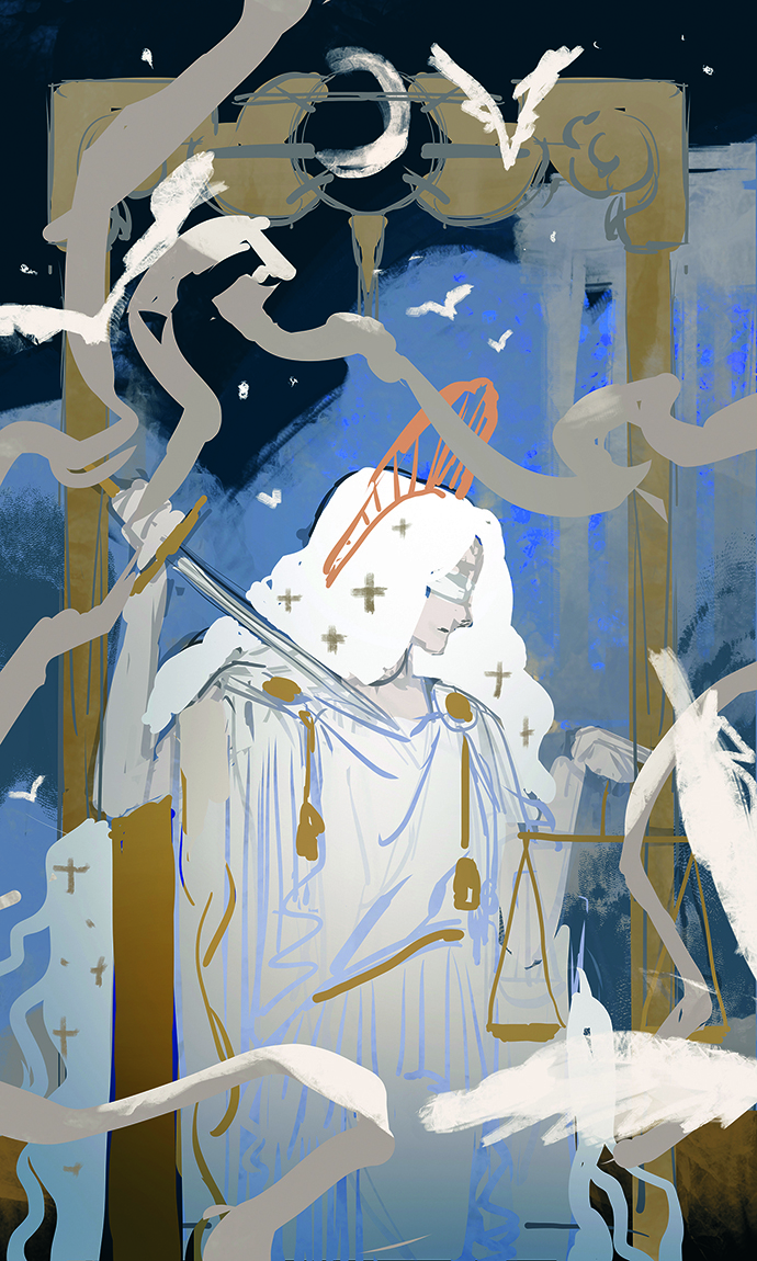 El arte digital del personaje muestra a un personaje femenino con una corona y sosteniendo una daga.