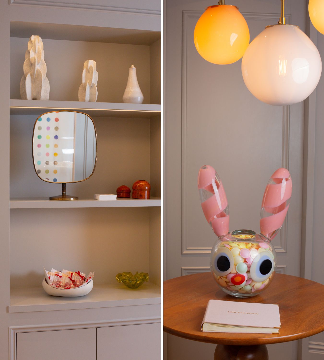 details inside the loquet london store