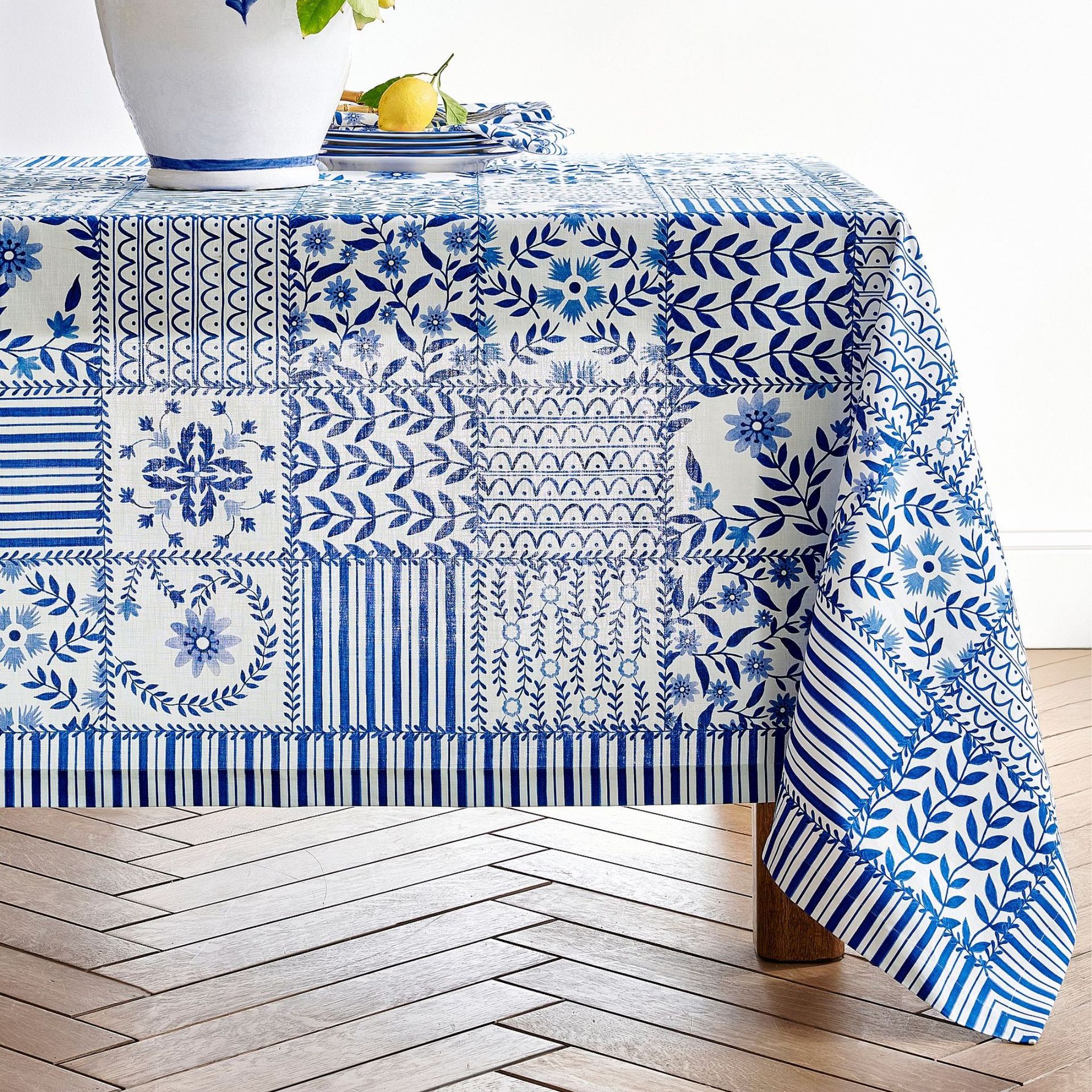 Mark D. Sikes Clementine Patchwork Tablecloth