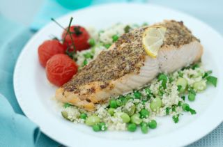 Salmon fillet recipes, Grilled mustard salmon