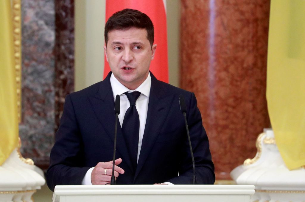 Volodymyr Zelensky.