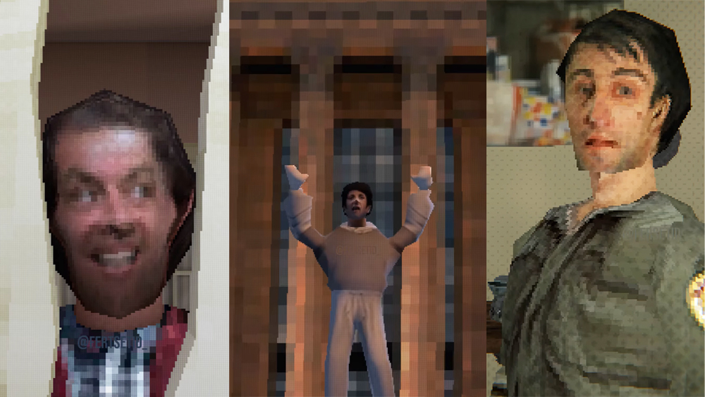 This artist uses Blender to recreate famous movie scenes in PS1-style 3D graphics