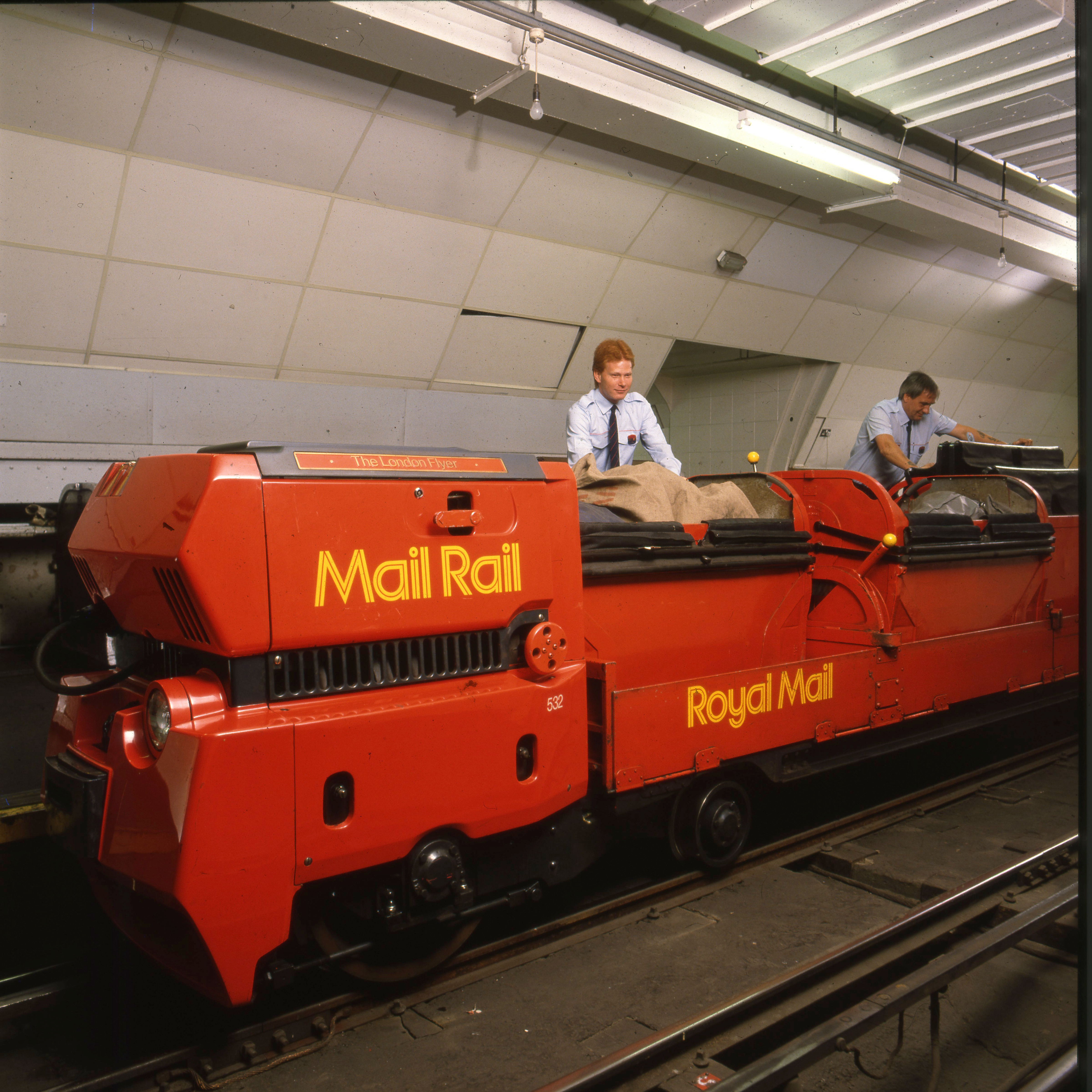 Mail Rail at Platform, 1987 