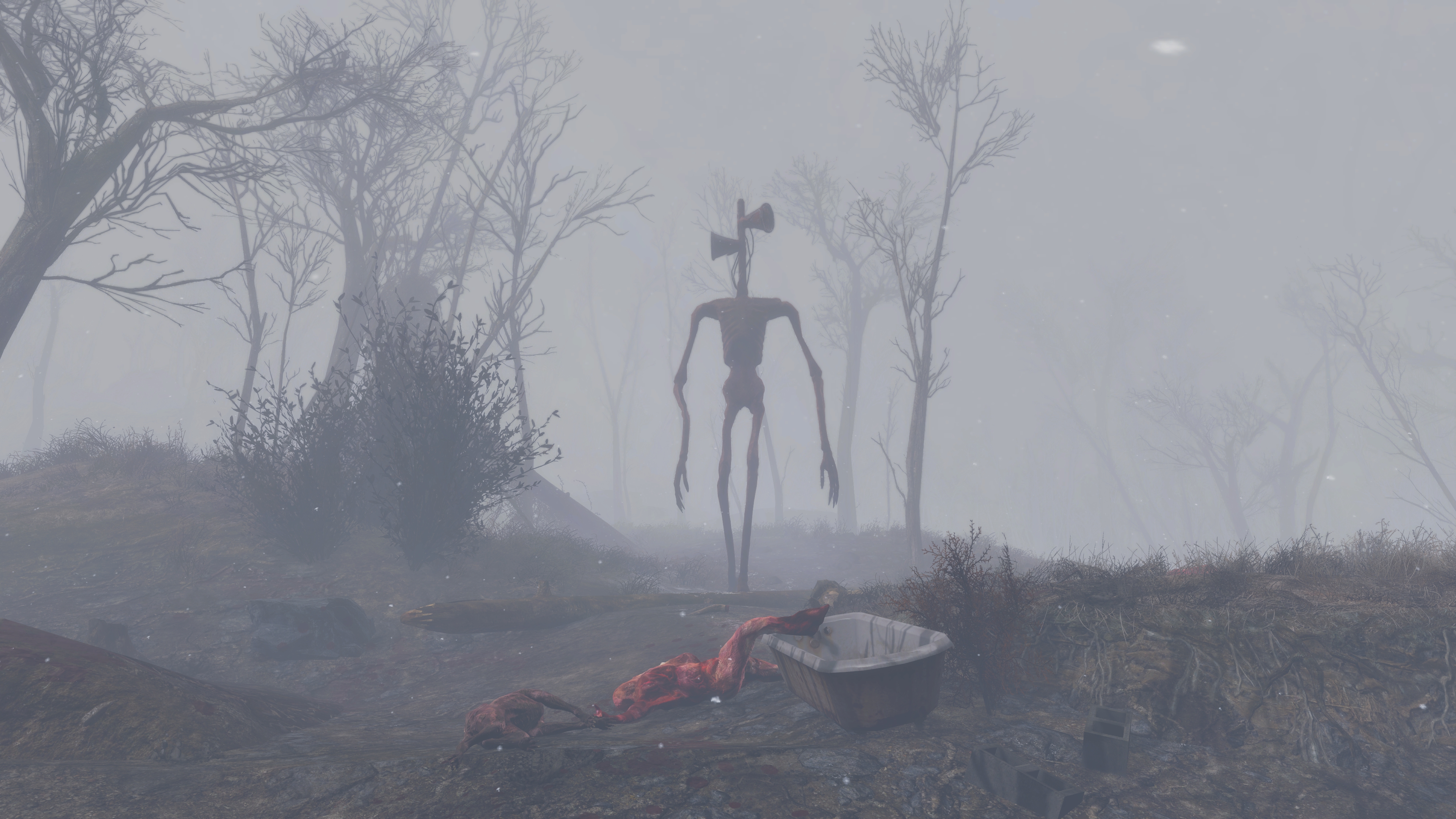 Get Chased By Sirenhead In This Creepy Fallout 4 Mod Pc Gamer