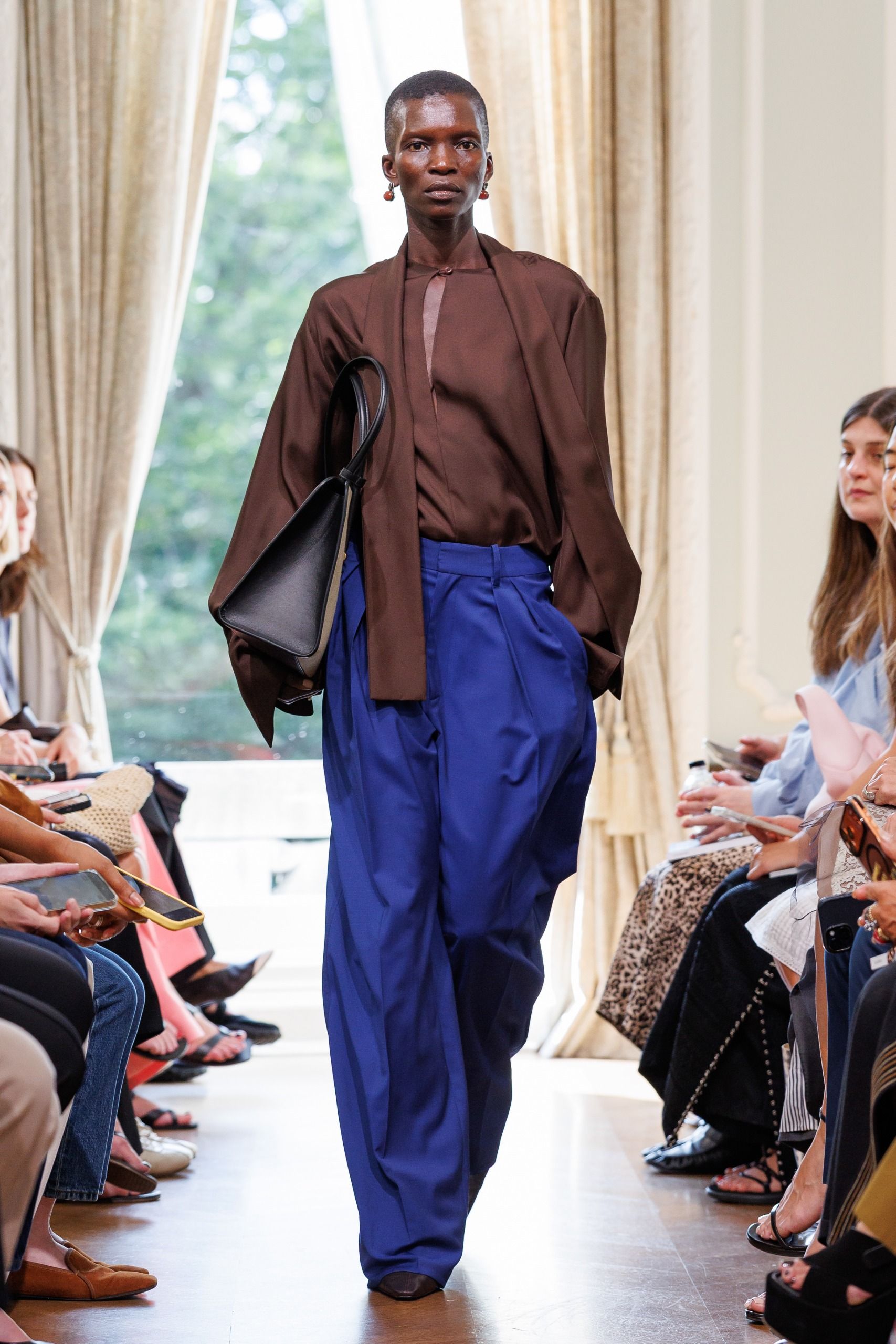 Model on Kallmeyer runway during New York Fashion Week spring/summer 2027.