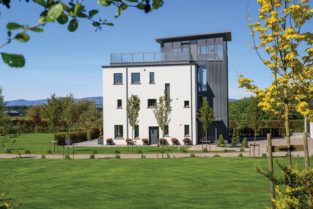 House for sale with EV charging: The Control Tower, Tower Wynd, Clathymore, Tibbermore, Perthshire