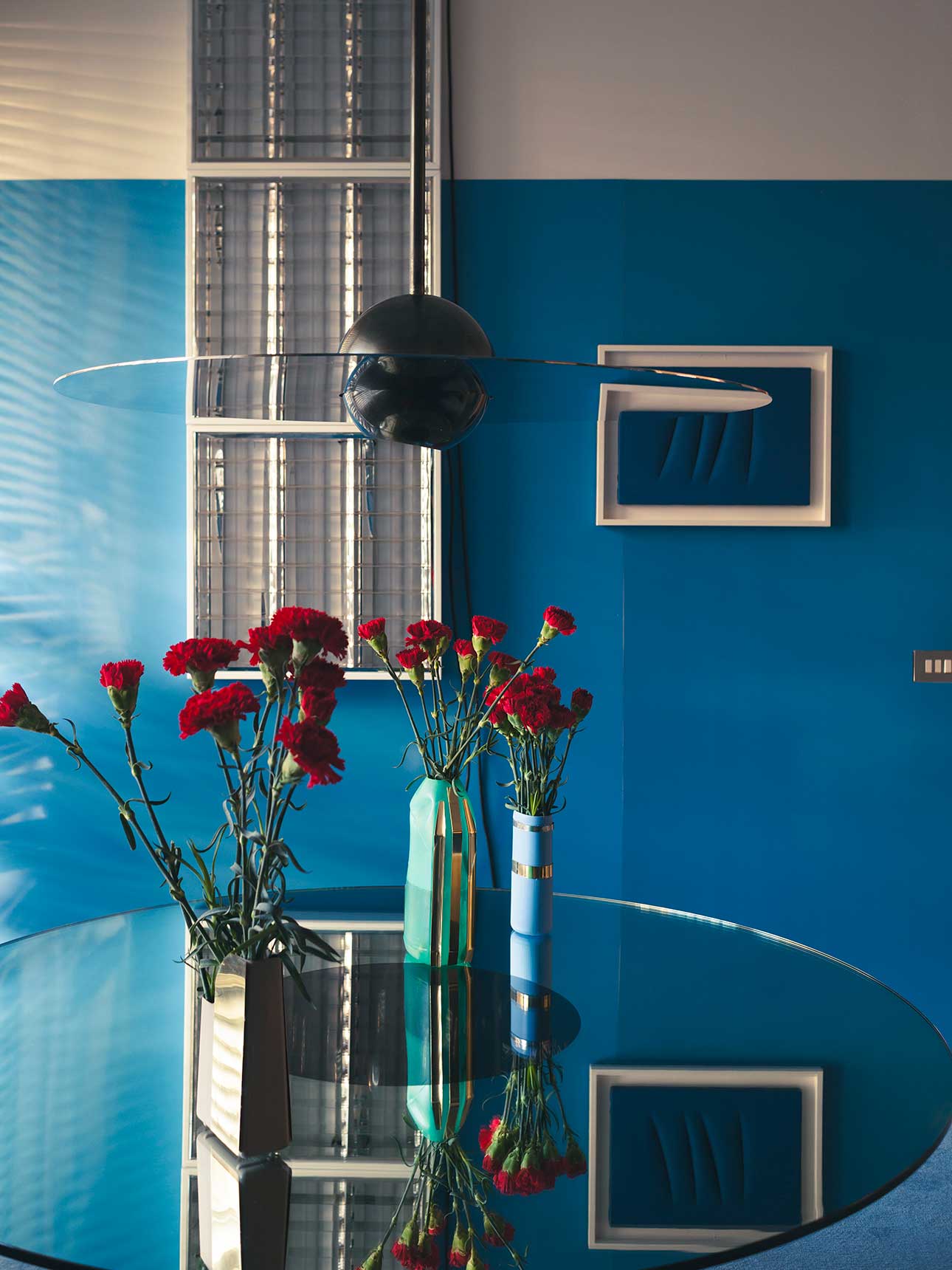 Colourful vases by Interni Venosta