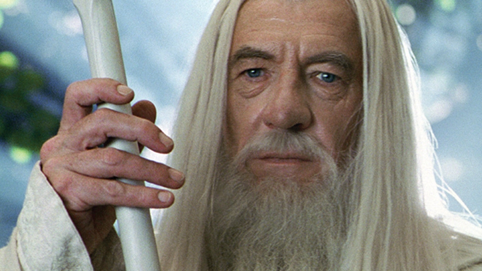 Ian McKellen como Gandalf el Blanco