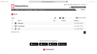 ElephantDrive browser
