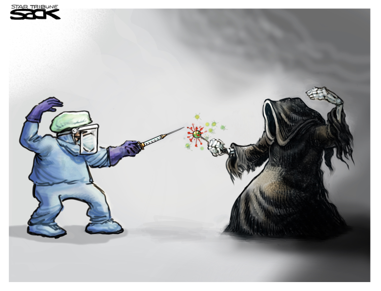 Editorial Cartoon U.S. Vaccines COVID&amp;amp;nbsp;