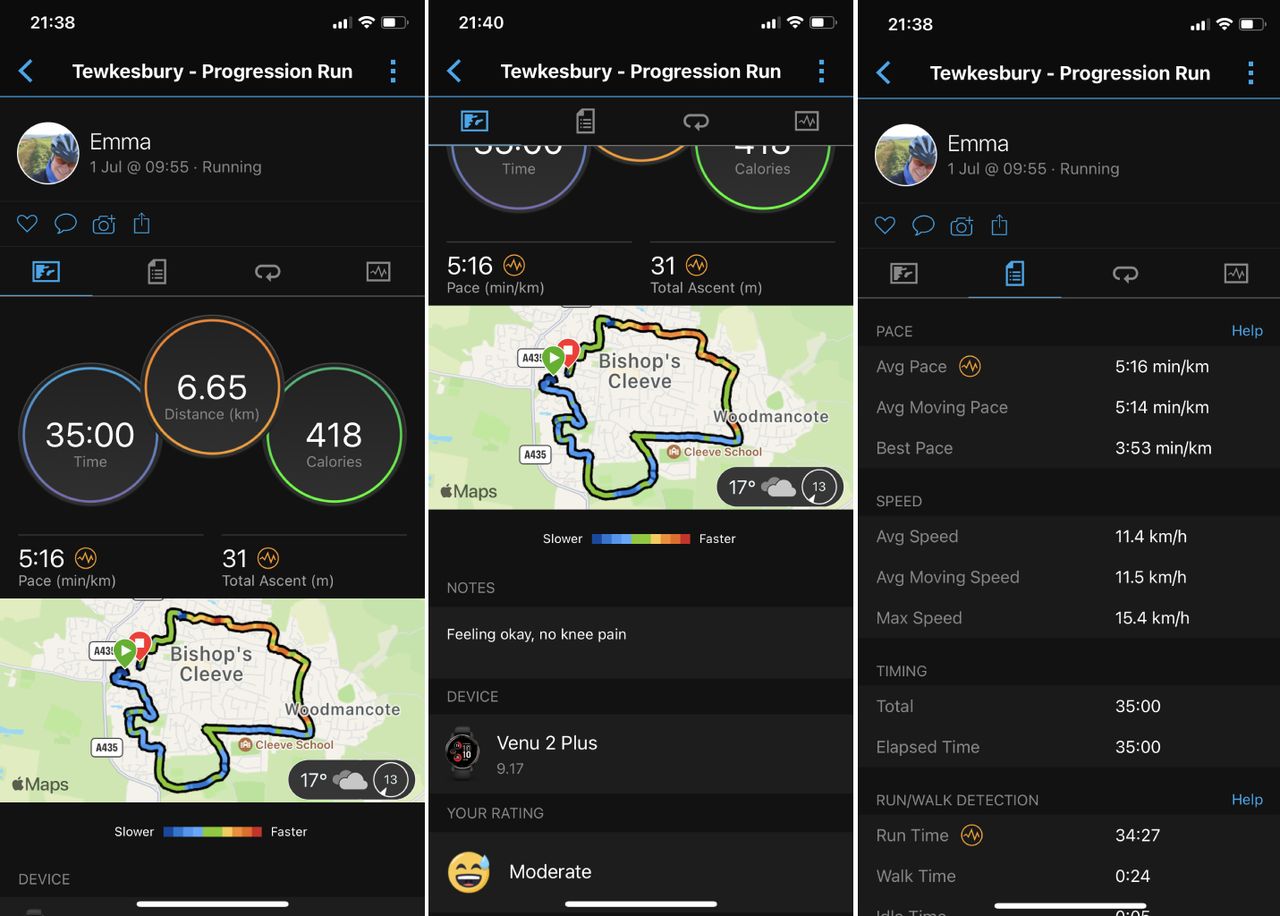 Garmin coach in app 1