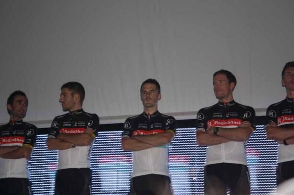 The riders were presentened in their 2012 kits