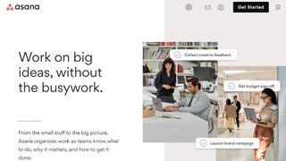 Website screenshot for Asana