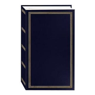 Pioneer Photo Albums 3-Ring 504 Pocket 4x6 Photo Album, Navy Blue