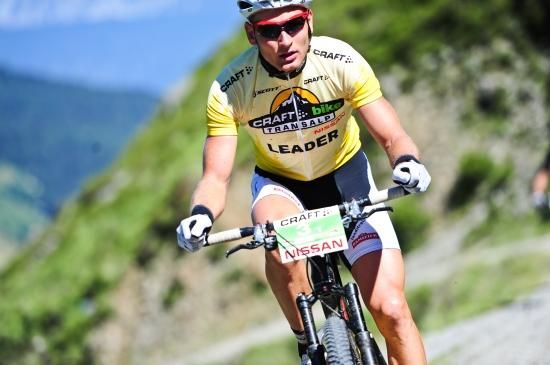 Urs Huber rode well, but would lose his race lead to Pallhuber and de Bertolis.