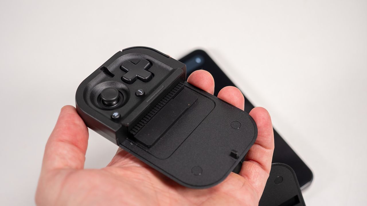 A close-up look at the Razer Prio's left half