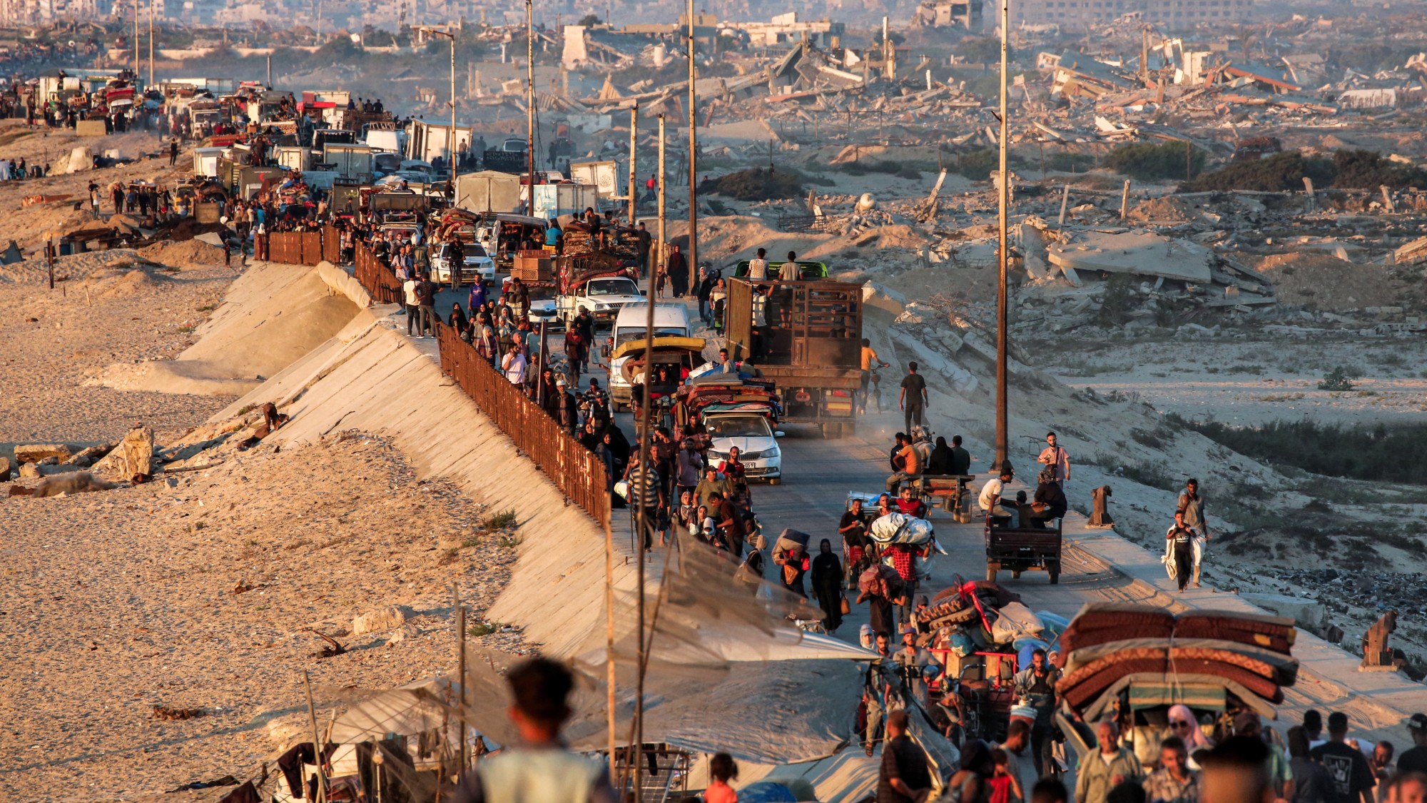 Gaza City Displacement