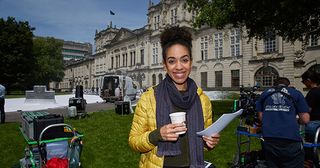Pearl Mackie on her first day filming Doctor Who