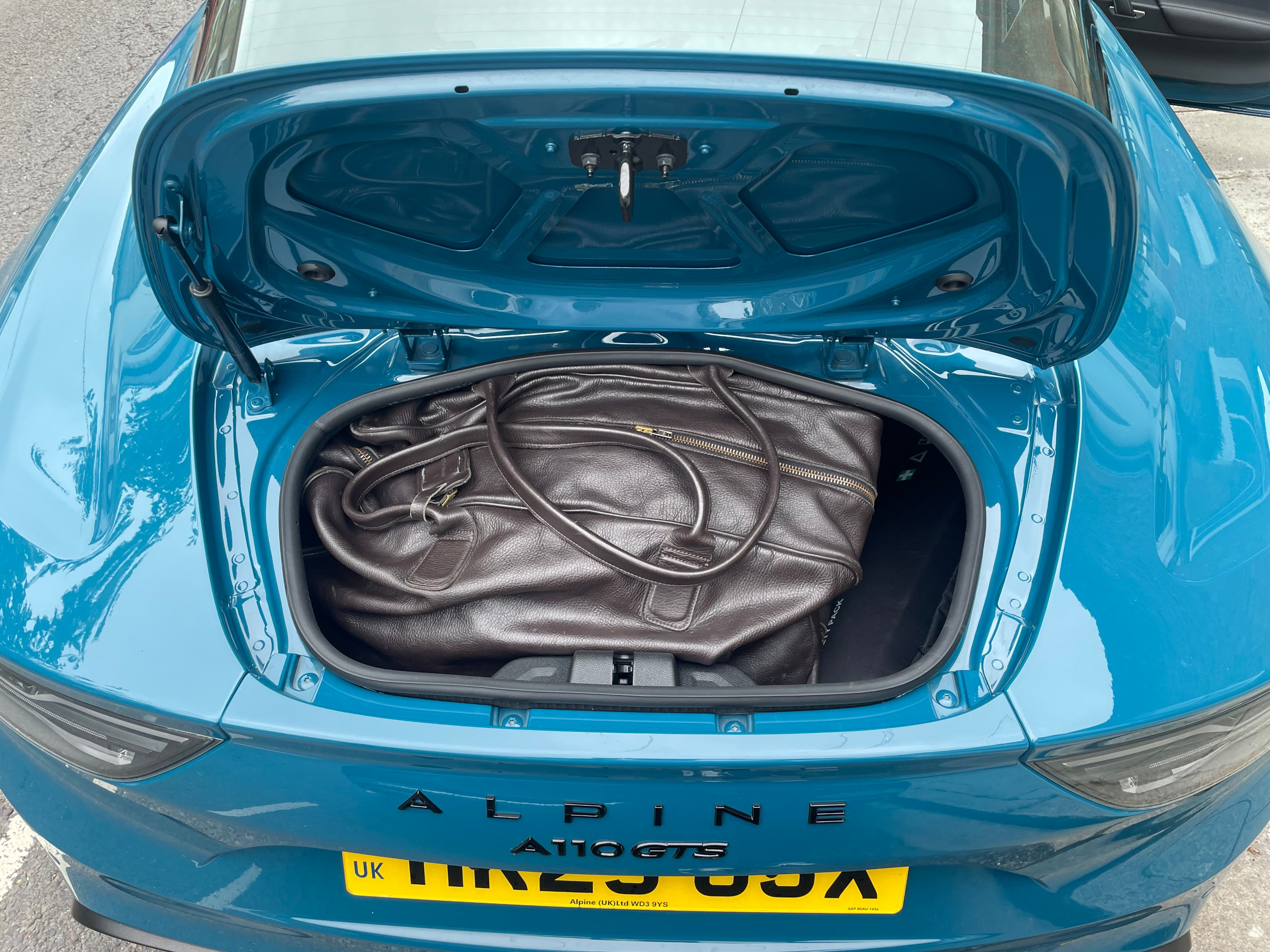 Rear luggage space isn't especially capacious