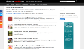 Photoshop resources: Photoshop Essentials