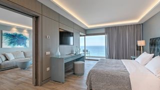 one of the executive suite sea view rooms at Amada Colossos Resort