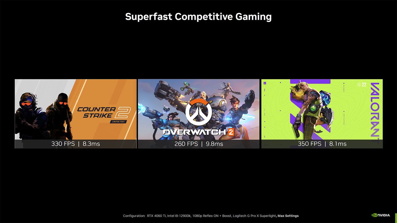 Nvidia GeForce RTX 4060 Ti and RTX 4060 slide deck