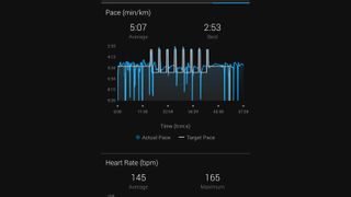 Garmin Connect app screenshot with Daily Workout Suggestion summary