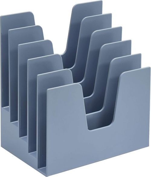 5 Section Incline File Sorter Organizer