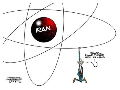Obama cartoon Iran