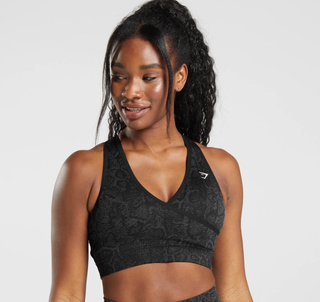 a photo of the Gymshark Adapt Animal Seamless Sports Bra