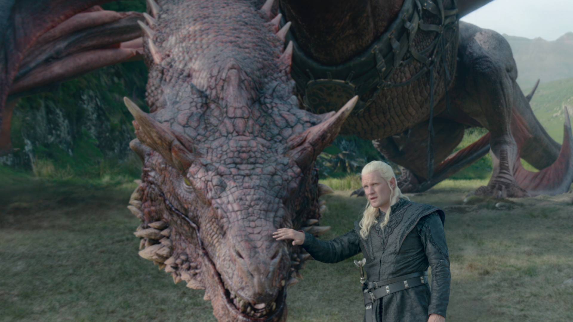 Daemon and Caraxes in House of the Dragon season 3