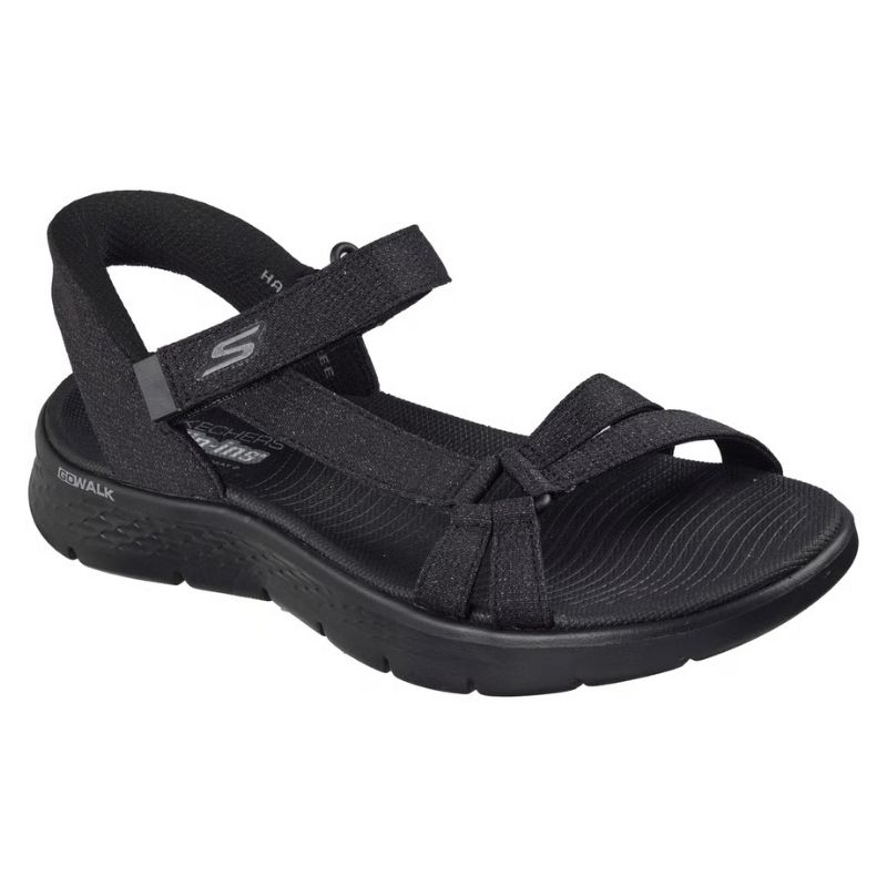 black sandals by Skechers