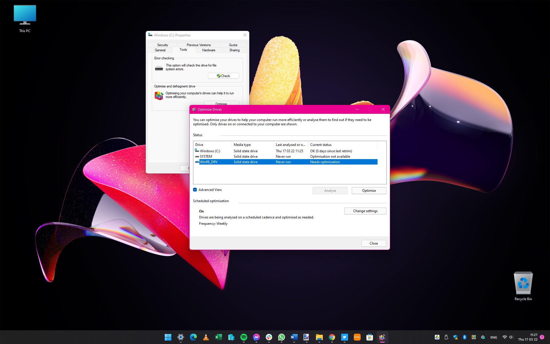 Windows 11 maintain Step 3