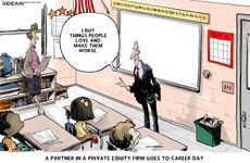 Political cartoon