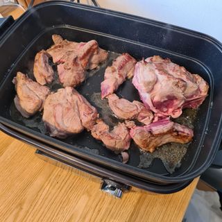 Cuisinart Cook In grilling lamb to make stew