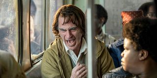 Arthur Fleck freaking out in Joker