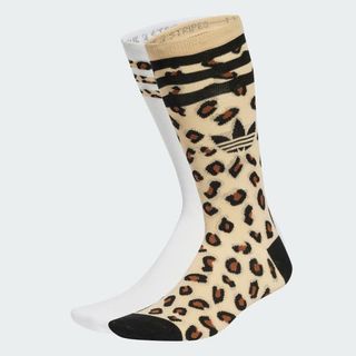 Leopard Crew Socks 2 Pairs