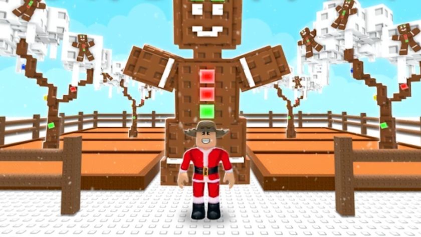 Grow a Garden codes - a wintery holiday scene from Grow a Garden