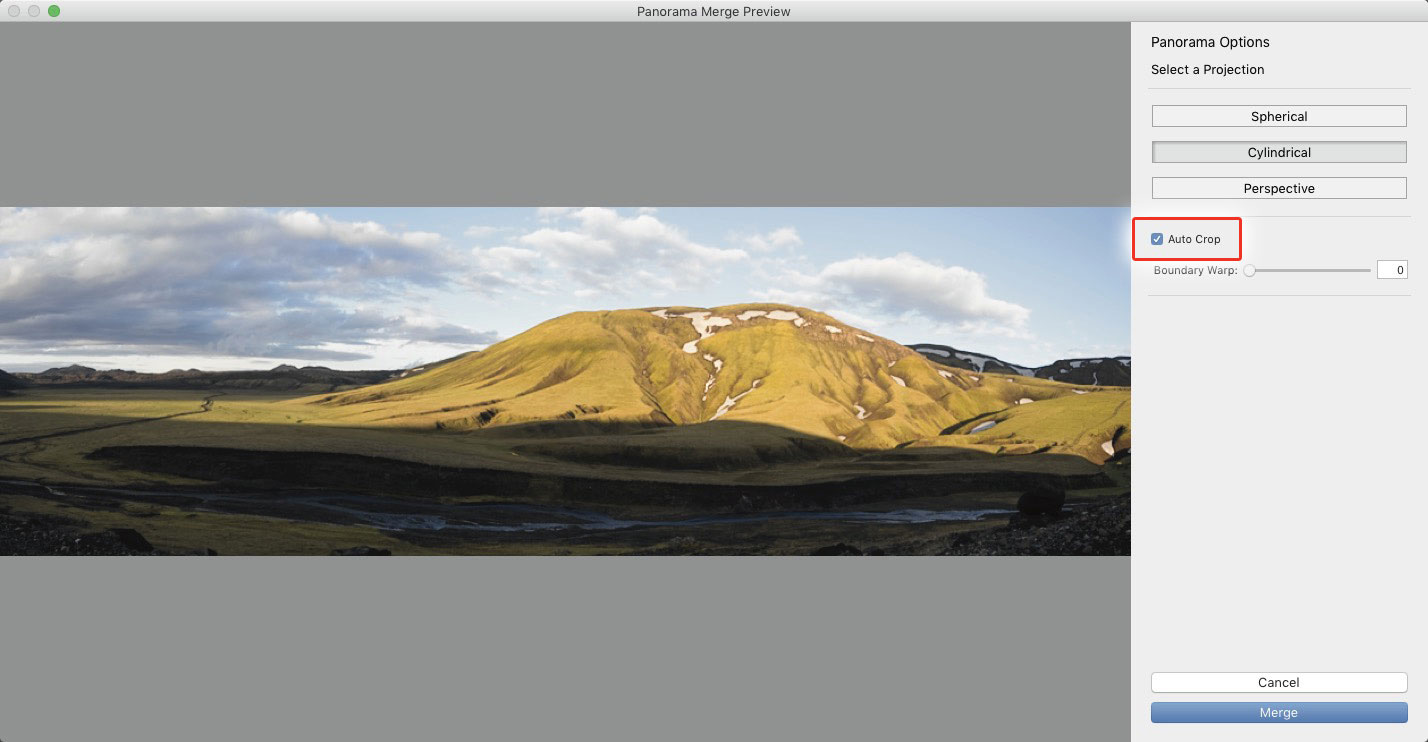 Lightroom series part 25: How to merge a raw panorama in Lightroom ...