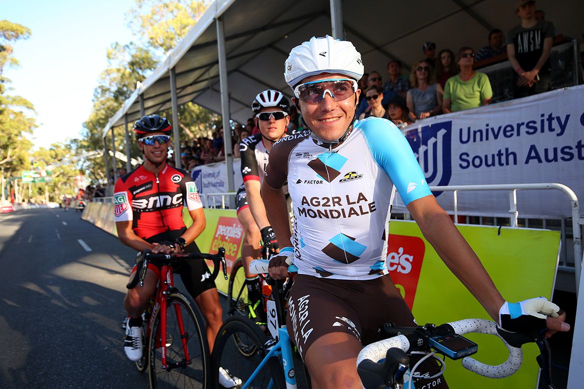 Domenico Pozzovivo awaits the start