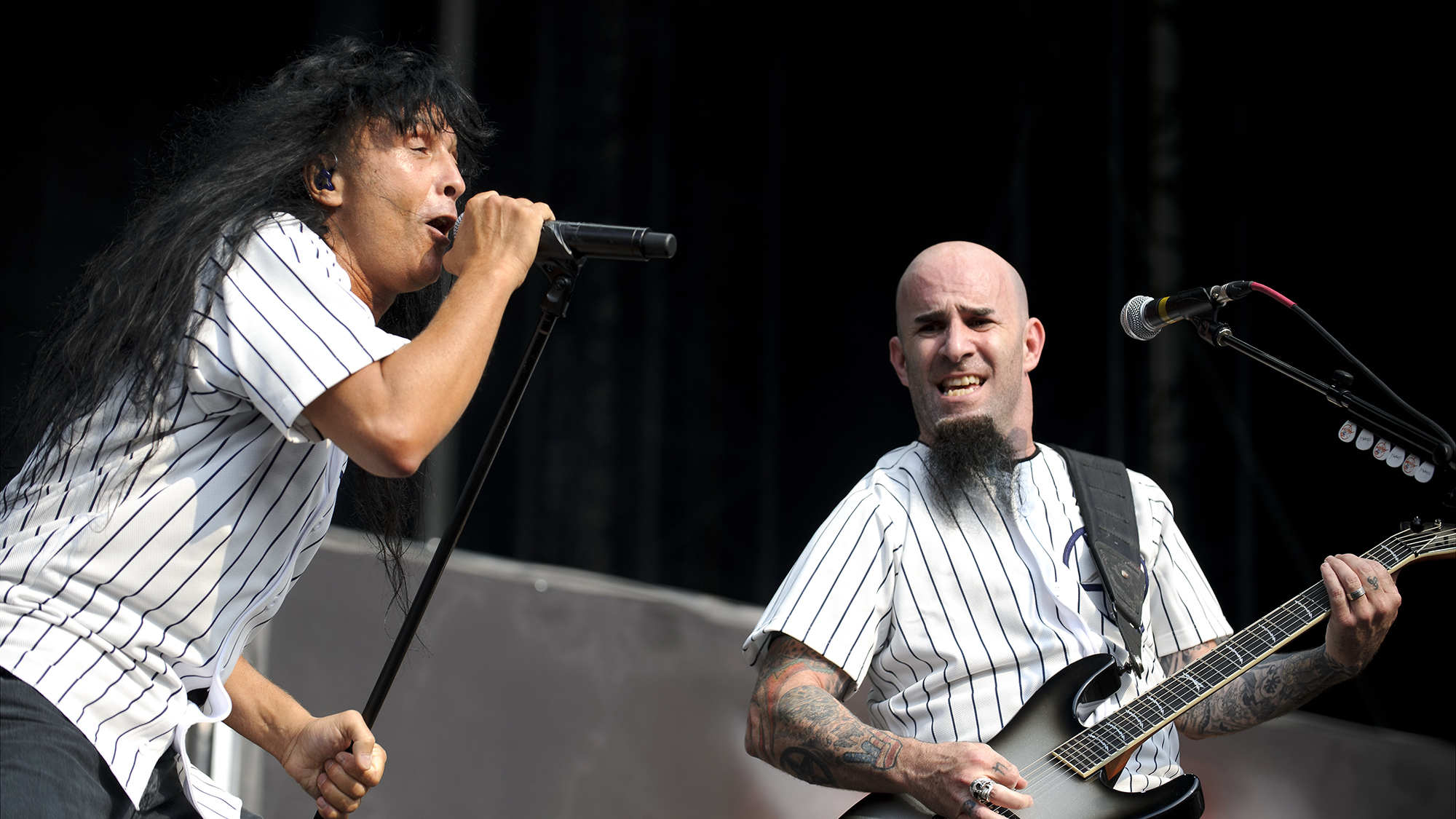The Big 4 Concert at Yankee Stadium. Anthrax, Megadeth, Slayer and Metallica. The biggest thrash-metal bands of the 80's play at Yankee Stadium in a memorable seven-hour concert