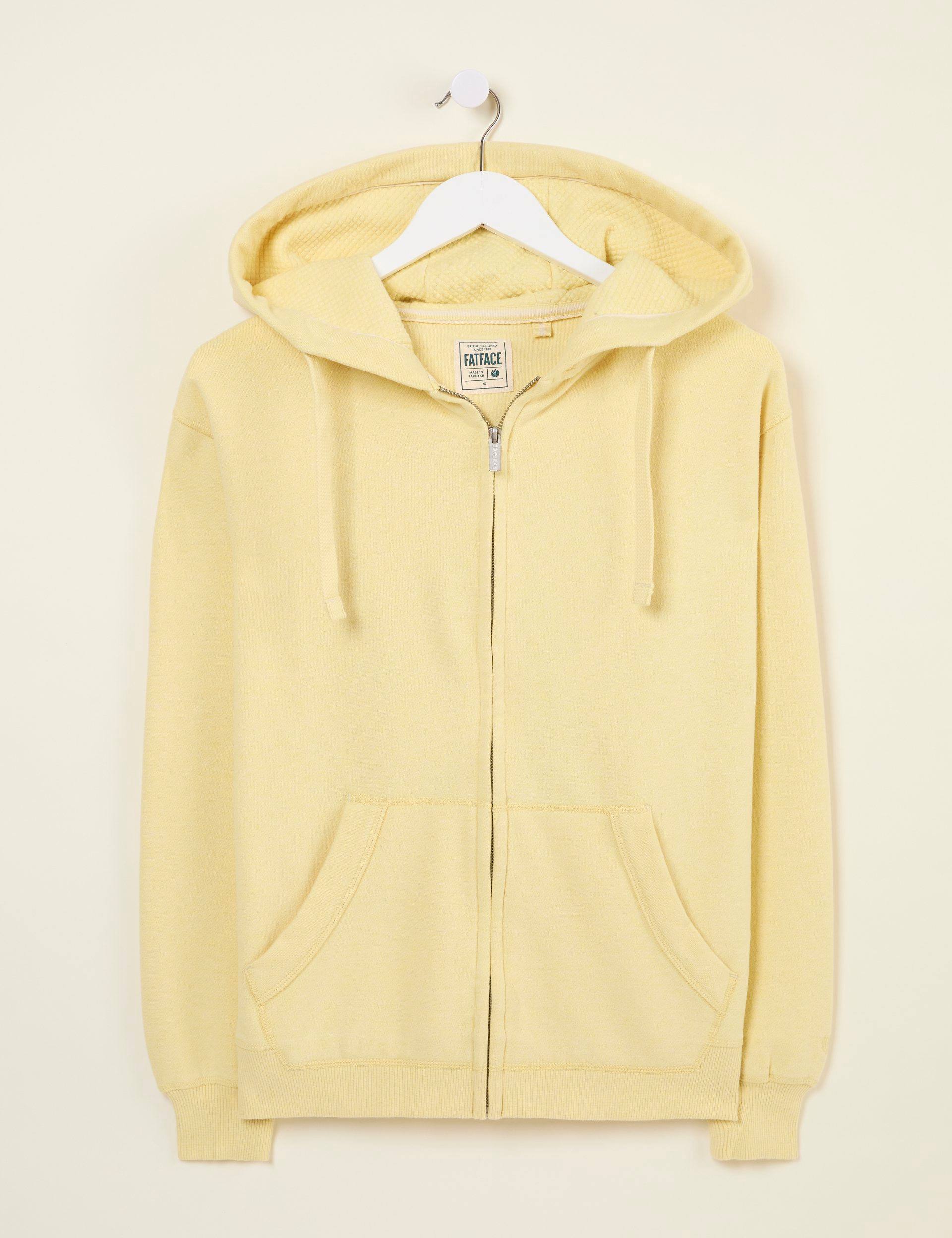 Cotton Rich Zip Up Hoodie