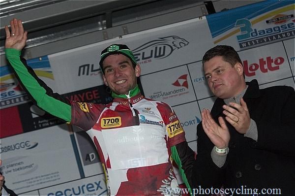 Baptiste Planckaert (Landbouwkrediet - Euphony) tops the sprint classification.