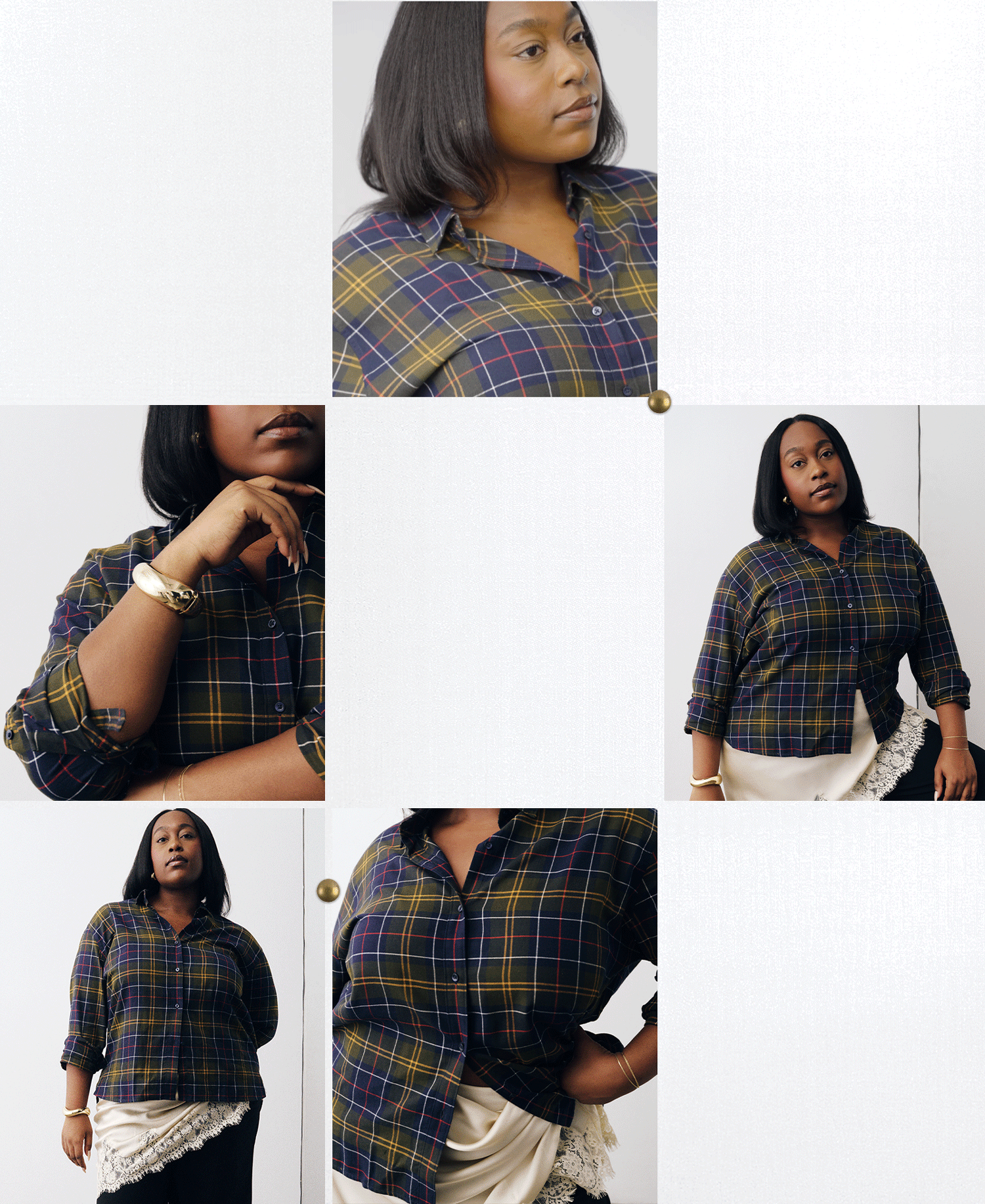plaid shirt the great try on