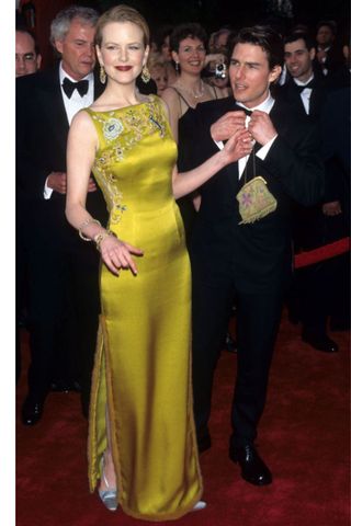 Nicole Kidman and Tom cruise at the 1997 Oscars - best Oscar dresses of all time